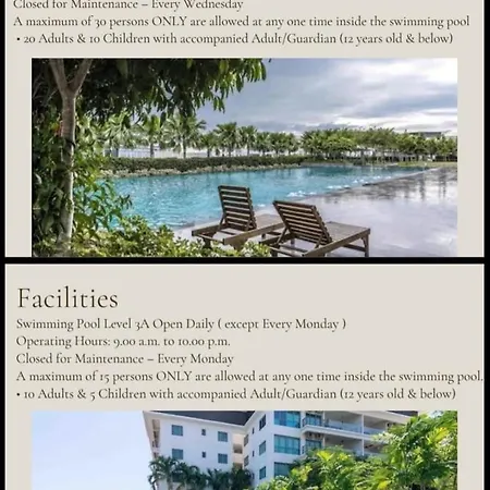 Sunrise Deluxe Suite Imago Loft B 3 Bedrooms Side Seaview Above Imago Shopping Mall Kota Kinabalu Exterior photo
